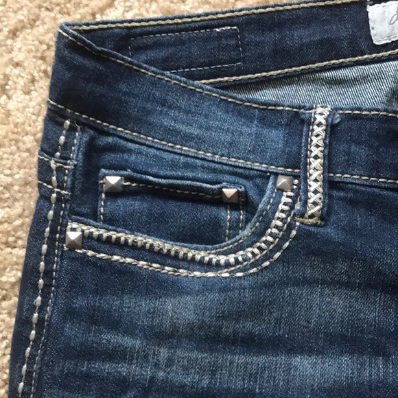 Dark wash bootcut jeans 37” inseam - Picture 4 of 6